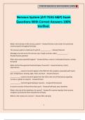 Nervous System &lpar;ATI TEAS A&P&rpar; Exam Questions With Correct Answers 100&percnt; Verified&period;