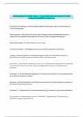 Anthropology 101 Study Quiz 1 &vert; Actual Questions and Answers Latest Updated 2024&sol;2025 &lpar;Graded A&plus;&rpar;