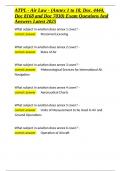 ATPL - Air Law - &lpar;Annex 1 to 18&comma; Doc&period; 4444&comma; Doc 8168 and Doc 7030&rpar; Exam Questions And Answers Latest 2025&period;docx