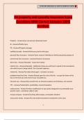 PA property and casualty insurance Exam Questions With Correct Answers 100&percnt; Verified&period;