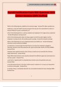 Payroll Certification Exam RDE Questions With Correct Answers 100&percnt; Verified&period;