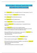 WEB ACCESSIBILITY SPECIALIST -IAAP- STUDY GUIDE QUESTIONS WITH VERIFIED SOLUTIONS