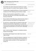 C838 - Managing Cloud Security Final OA&sol; 343 Quizzes & Correct Ans&period;