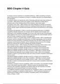 BSG Chapter 4 Quiz Questions And Answers 2025&sol;2026 Newest update already graded  A&plus;