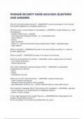 RYANAIR SECURITY EXAM 2024&sol;2025 QUESTIONS AND ANSWERS