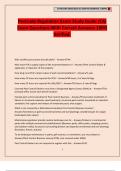 Pesticide Regulation Exam Study Guide &lpar;CA&rpar; Exam Questions With Correct Answers 100&percnt; Verified&period;