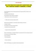 NCC EFM PRACTICE EXAM WITH QUESTIONS AND  100&percnt; VERIFIED CORRECT ANSWERS&comma; A GRADE