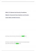 WGU C172 Network And Security Foundations Objective Assessment Exam Questions and Answers Latest &lpar;2025&rpar; &lpar;Verified Answers