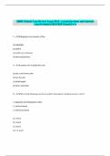 ARRT Patient Care Review Exam 2024 &vert; Actual Questions and Answers Latest Updated 2024&sol;2025 &lpar;Graded A&plus;&rpar;