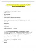 KYBOD JURISPRUDENCE EXAM WITH 50 PRACTICE  QUESTIONS AND ANSWERS