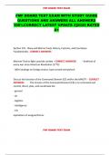 FMF BOARD TEST EXAM WITH STUDY GUIDE  QUESTIONS AND ANSWERS ALL ANSWERS  100&percnt;CORRECT LATEST UPDATE 2&rsqb;2025 RATED  A&plus;