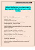Radiation Biology and Protection Chapter 1 Exam Questions With Correct Answers 100&percnt; Verified&period;