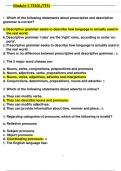 Module 5 TESOL TEFL exam 1 questions and answers 2025&period;pdf