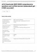 ACLS Heartcode 2025 &lpar;2025&rpar; comprehensive questions and verified answers &lpar;elaborated&rpar; get it 100&percnt; accurate&excl;&excl;