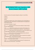 RV REFRIGERATORS Exam Questions With Correct Answers 100&percnt; Verified&period;