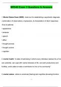 Exam 3 &colon; NR548&sol; NR 548 &lpar;NEW Update 2025 &sol; 2026&rpar; Psychiatric Assessment for the PMHNP &vert;Weeks 7-8 &vert; Complete Guide with Questions and Verified Answers&vert; 100&percnt; Correct- Chamberlain