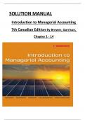 Solution Manual for Introduction to Managerial Accounting 7th Canadian Edition by Peter C&period; Brewer