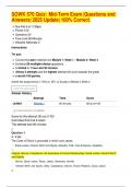 SOWK 570 Quiz&colon; Mid-Term Exam &vert;Questions and Answers&vert; 2025 Update&vert; 100&percnt; Correct&period;
