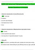 Final Exam Review &colon; NR548&sol; NR 548 &lpar;NEW Update 2025 &sol; 2026&rpar; Advanced Pathophysiology Complete Guide with Questions and Verified Answers&vert; 100&percnt; Correct- Chamberlain