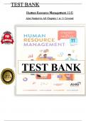 Test Bank For Human Resource Management&comma; 11th Edition&comma; &lpar;Nankervis&rpar;&comma; &lpar;Ch 1 to 11 Covered&rpar; > Download as a Pdf File <