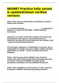 RESNET Practice fully solved & updated&lpar;latest verified version&rpar;&period;