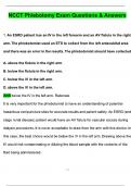 NCCT Phlebotomy Exam &lpar;Latest 2025 &sol; 2026 Update&rpar; Questions and Verified Answers &vert; 100&percnt; Correct &vert; Grade A&plus;