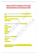 Glynco FLETC Academics First Half Exam Questions and Answers 2025
