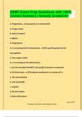 OSMT Exam Prep Questions with 100&percnt;  Correct Answers &vert; Already Graded A&plus;