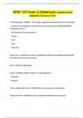 SPMT 270 Exam 3 &lpar;Waltemyer&rpar; questions and answers Fully Solved 100&percnt; 2025