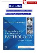 Test Bank for Comprehensive Radiographic Pathology 8th Edition by Ronald Eisenberg All Chapters Included &vert; 100&percnt; Verified Answers &vert; Updated Version&period; 2025