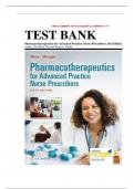 Test Bank - Pharmacotherapeutics for Advanced Practice Nurse Prescribers&comma; 6th Edition &lpar;Woo&comma; 2024&rpar;&comma; Chapter 1-57 &vert; All Chapters &vert; Complete Solution Guide A&plus;&period;