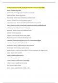 Anesthesia and Surgical Assisting - Practice Test Questions and answers Solved 100&percnt;