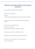 Study Set A Questions With Correct Answers  Graded A&plus;