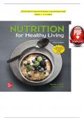 TEST BANK For Nutrition For Healthy Living 6th Edition Schiff Chapters 1 - 13&comma; Complete