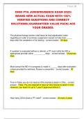 OHIO PTA JURISPRUDENCE EXAM 2025&vert;  BRAND NEW ACTUAL EXAM WITH 100&percnt;  VERIFIED QUESTIONS AND CORRECT  SOLUTIONS&vert; GUARANTEED VALUE PACK&vert; ACE  YOUR GRADES&period;