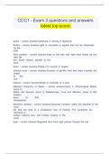 &Tab;CCC1 - Exam 3 questions and answers&Tab;  &Tab;&Tab;latest top score&period;&Tab; &Tab;  