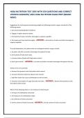 HOSA NUTRITION TEST 2025 WITH 250 QUESTIONS AND CORRECT VERIFIED ANSWERS&sol; 2025 HOSA NUTRITION EXAM PREP &lpar;BRAND NEW&excl;&rpar;