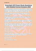 Greenlight VATI Exam Study Questions with Detailed Correct Answers 2025