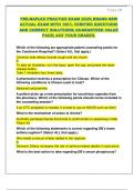 PRE-NAPLEX PRACTICE EXAM 2025&vert; BRAND NEW  ACTUAL EXAM WITH 100&percnt; VERIFIED QUESTIONS  AND CORRECT SOLUTIONS&vert; GUARANTEED VALUE  PACK&vert; ACE YOUR GRADES&period;