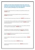 GEORGIA LIFE AND HEALTH INSURANCE EXAM 2025 LATEST TEST BANK WITH 250 EXAM PREP QUESTIONS AND CORRECT ANSWERS&sol; GA LIFE & HEALTH INSURANCE TEST 2025 &lpar;NEWEST&excl;&rpar;