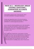 PACKAGE DEAL FOR THE PRITE EXAMS 2025  &vert;GUARANTEED ACCURATE ANSWERS &vert;VERIFIED