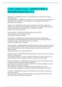 LSTD 2106 Exam 2 QUESTIONS & ANSWERS&lpar;RATED A&plus;&rpar;