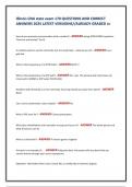 Illinois CNA state exam 170 QUESTIONS AND CORRECT ANSWERS 2025 LATEST VERSIOINS&sol;&sol;ALREADY GRADED A&plus;