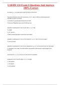 UAB BY 124 Exam 1 Questions And Answers  100&percnt; Correct