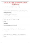 UAB BY 124 Exam 1 Questions And Answers  100&percnt; Correct