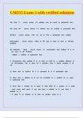 CS6515 Exam 3 with verified solutions