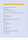 CS6515 Exam BUNDLE with VERIFIED SOLUTIONS &vert; 100&percnt; CORRECT DETAILED  ANSWERS &vert; A&plus; GRADED EXAMS