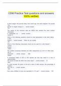 &Tab;CDM Practice Test questions and answers&Tab;  &Tab;&Tab;100&percnt; verified&period;&Tab; &Tab;  