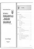 test Bank For Fundamentals of english grammar second edition M Lynn Morgan