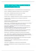 LSTD 2106 Test 2 Sipe QUESTIONS & ANSWERS&lpar;RATED A&plus;&rpar;